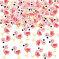 Keaziu 40 Pack Edible Flamingo Cupcake Toppers Summer Theme, Pink, 2 x 0.05 inches, Perfect for Baby Shower and Birthday Parties