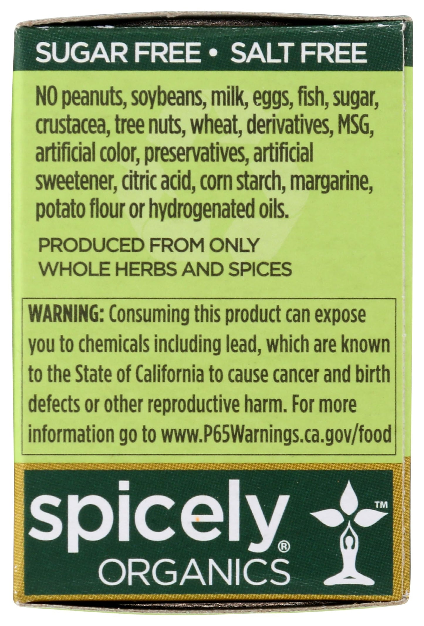 Spicely Organic Poultry Seasoning 0.35 Oz Certified Gluten Free