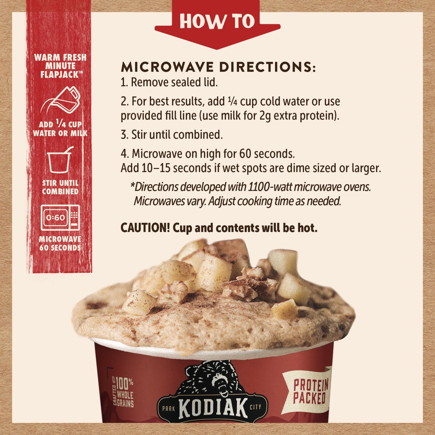 Kodiak Cakes Pancake On The Go, Cinnamon And Maple, 2.26 Ounce (Pack Of 12)