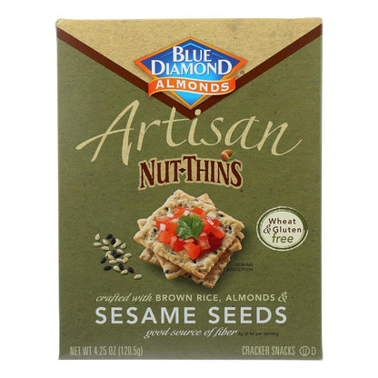 Artisan Nut Thins Sesame Seeds Cracker 4.25 Ounces (Case of 12)