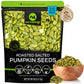 NUT CRAVINGS - Roasted & Salted Pumpkin Seeds, Pepitas, No Shell (80oz - 5 LB) Packed Fresh in Resealable Bag - Nut Snack - Heal
