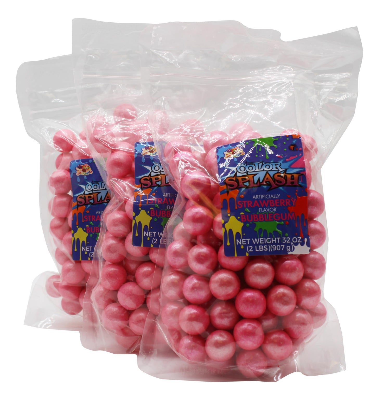 Light Pink Pearl Gumballs 1 Inch-6 Pounds Bulk Bag For Baby Showers And Gender Reveal Parties