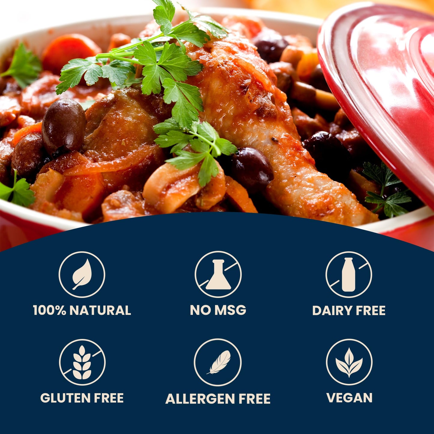 Massel Stock Powder chicken Style Bouillon Powder - Fat Free and gluten-Free Soup Mix - 1 can (1 x 168g)