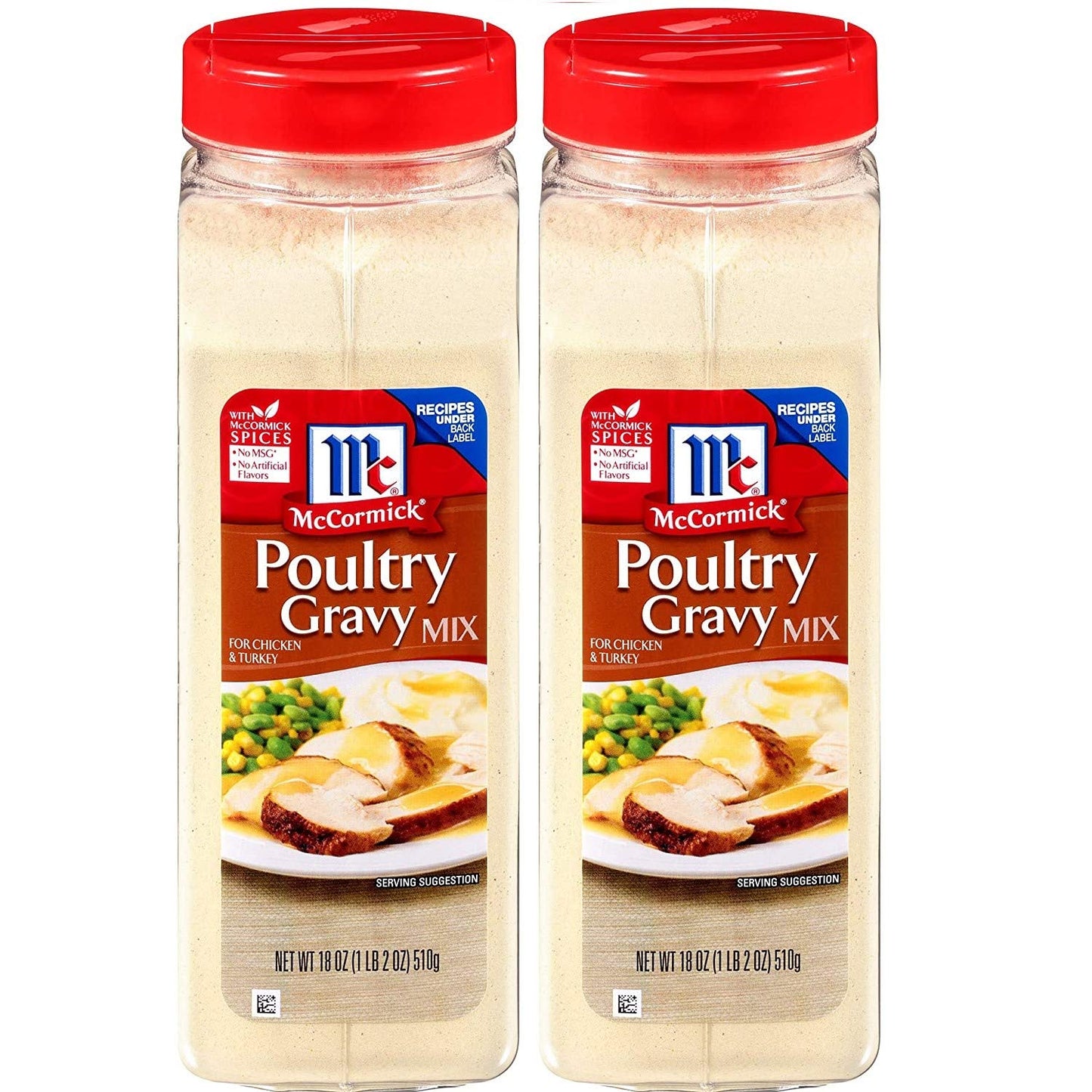 McCormick Poultry Gravy Mix - 18 Ounce (2 Pack)