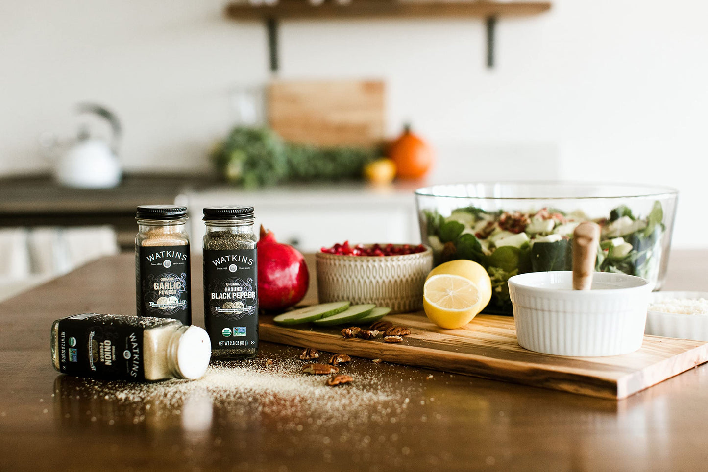 Watkins Gourmet Organic Onion Powder Spice Jar, 2.8 Oz, Model 77319