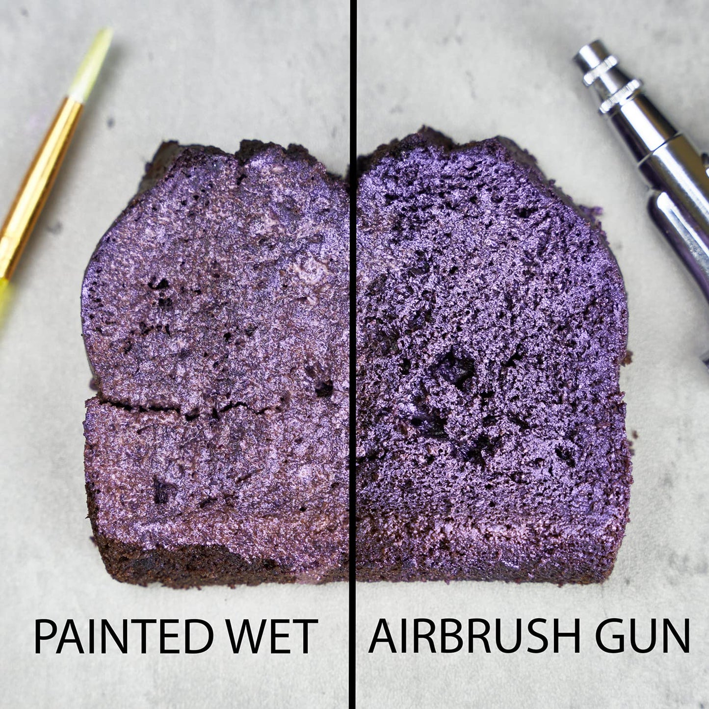 Luster Dust - Purple Iridescent (4G 1X Jar) | Edible Vegan Dust & Paint For Cake Decorating, Ice Cream, Desserts, Cocktails And