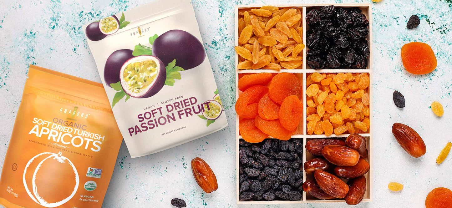 Amphora Conventional Soft Dried Passion Fruit 3.5 Oz (100Gr) Per Pouch ( Case Of 6 Pouches )
