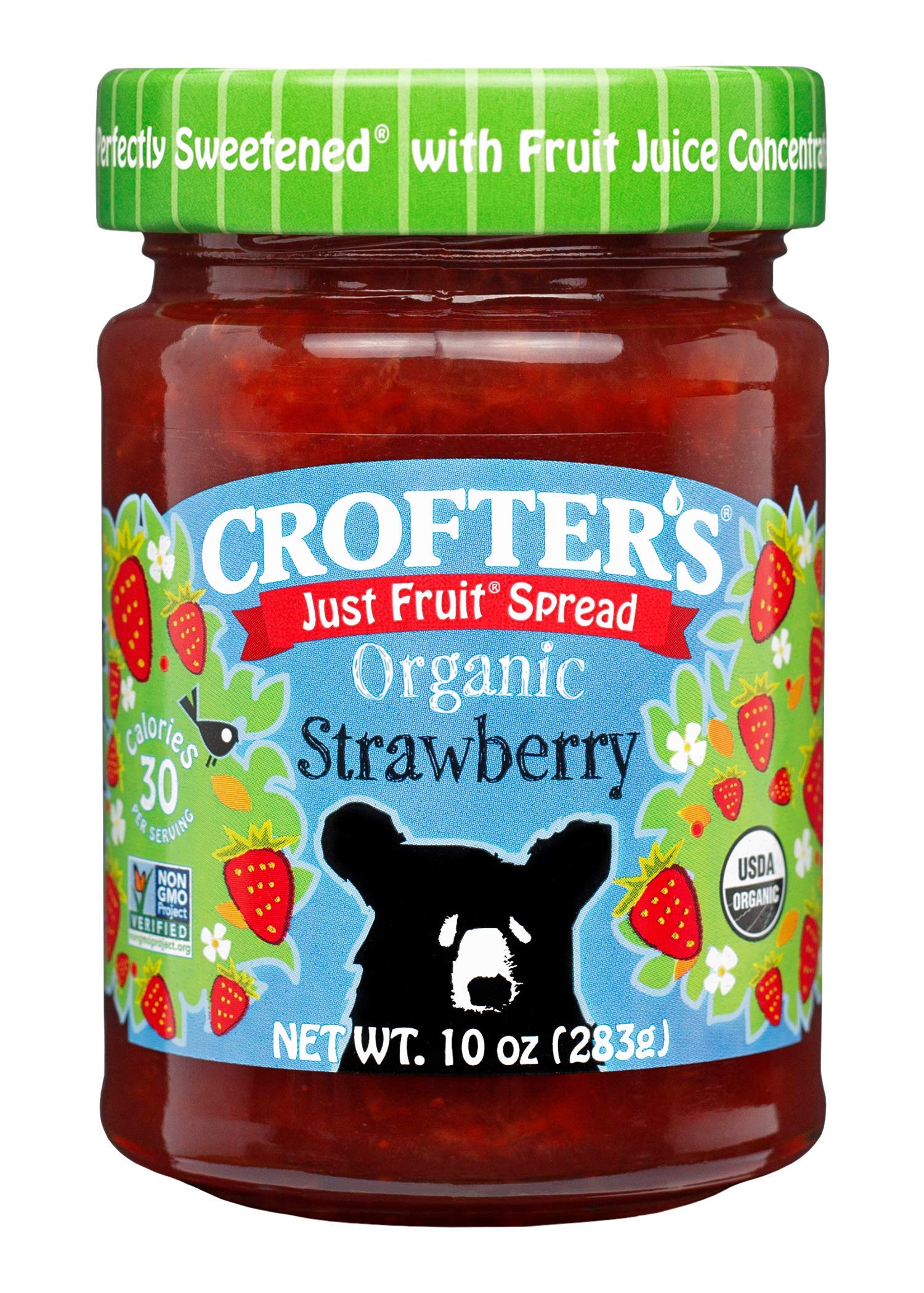 Crofters Organic Strawberry Fruit Spread, 10 Oz, 100% Natural, Gluten-Free
