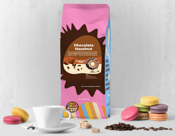 Crazy Cups Flavored Ground Coffee Variety Pack, Includes Chocolate Hazelnut, French Vanilla Creme & Death By Chocolate, In 10 Oz Bags, Variety 3 Pack