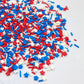Sentovac Sprinkles For Patriotic 4Th Of July Independence Day | Edible Cake Cupcake Sprinkles | 1 Bottle 3.53Oz/ 100G Patriotic