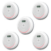 Siterlink Smoke And Carbon Monoxide Detector Combo With Lcd Display, 2 In 1 Fire And Co Detector Alarm With Led Indicator & Test
