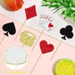 24 Pcs Board-Style Board-Style Theme Cupcake Toppers Glitter Board-Style Game Chips Player Las Vegas Board-Style Cupcake Picks For Las Vegas Board-Style Night Board-Style Theme Birthday Party Cake Decorations Supplies