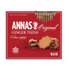 Annas Thins - Ginger Pepparkakor - 10.6 Ounce (Pack of 1) non GMO + Vegan