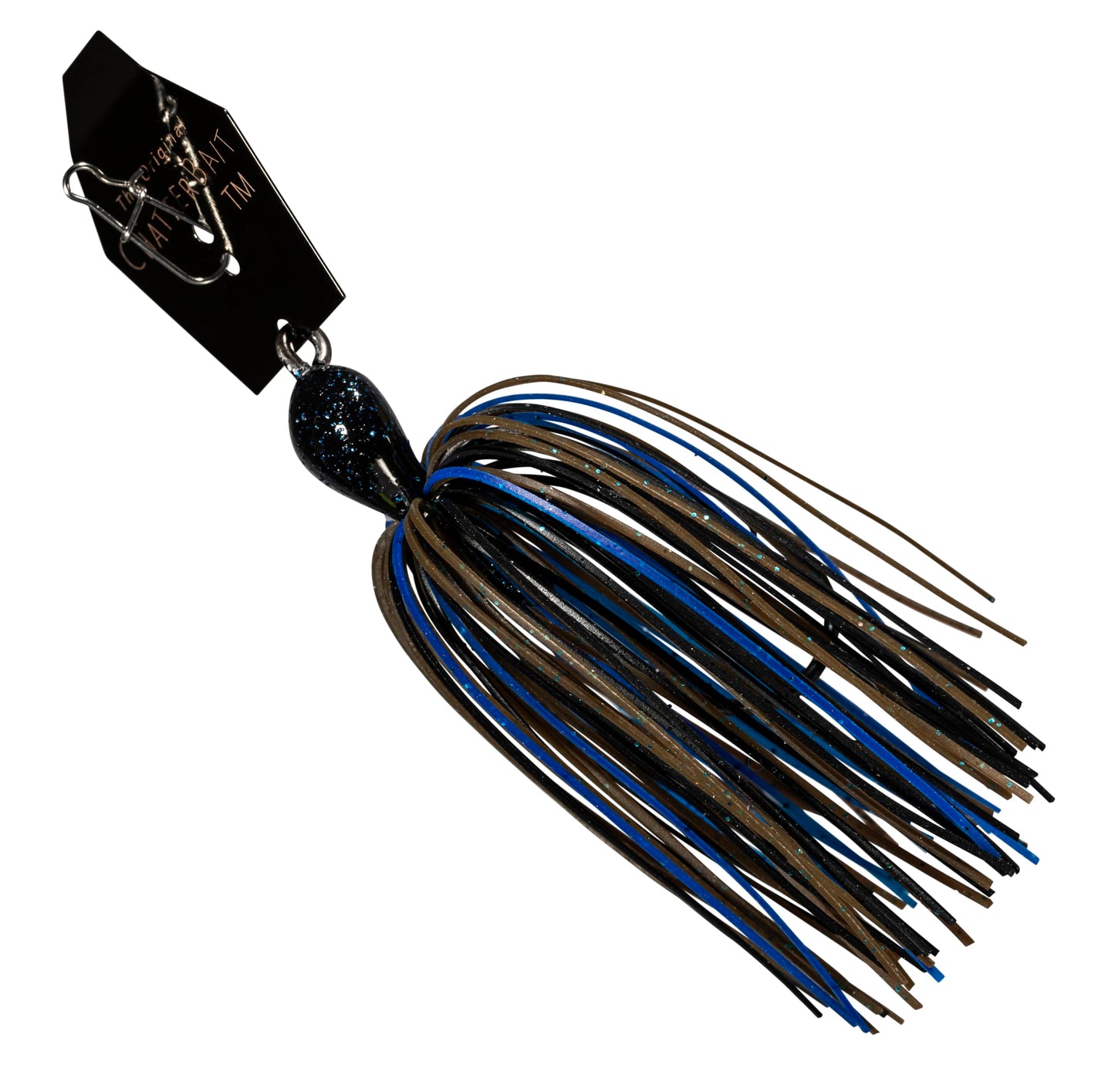 Z-Man Big Cutting Edge Chatterbait Half-Oz Black Blue Candy, 1/2 Oz (Cbb12-02)
