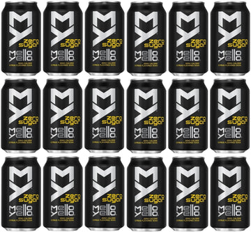 18 Pack of Mello Yello Zero Soft Drink 12oz Cans Soda Pop