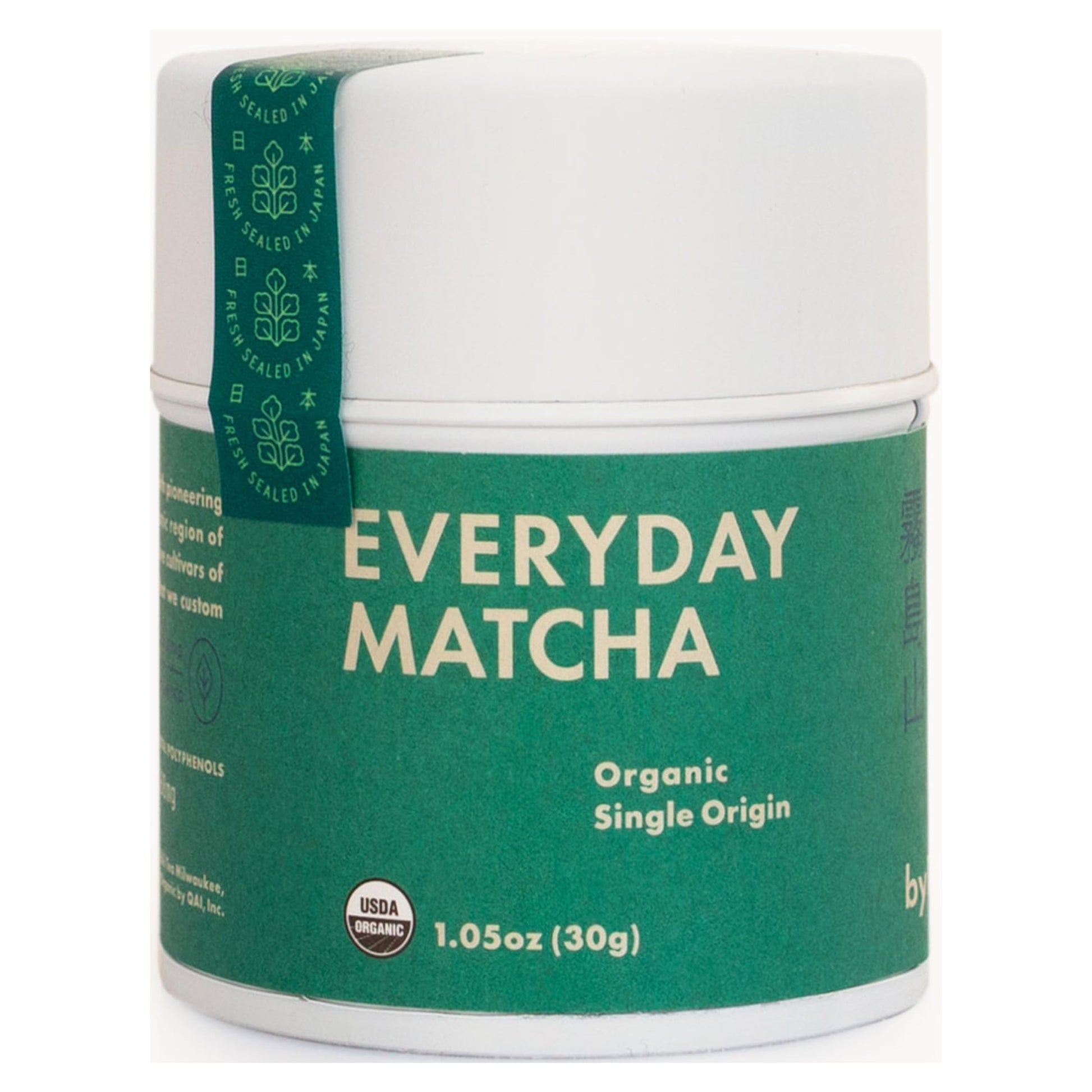 Rishi Tea Everyday Matcha - Organic Japanese Daily Matcha Green Tea Powder for Cafe-Quality Matcha Drinks, Hot or Iced - 1.05 Oz