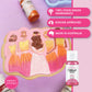 SWEET STICKS Edible Art Cake Paint, Metallic Hot Pink, 0.5 Fl Oz (15 mL)