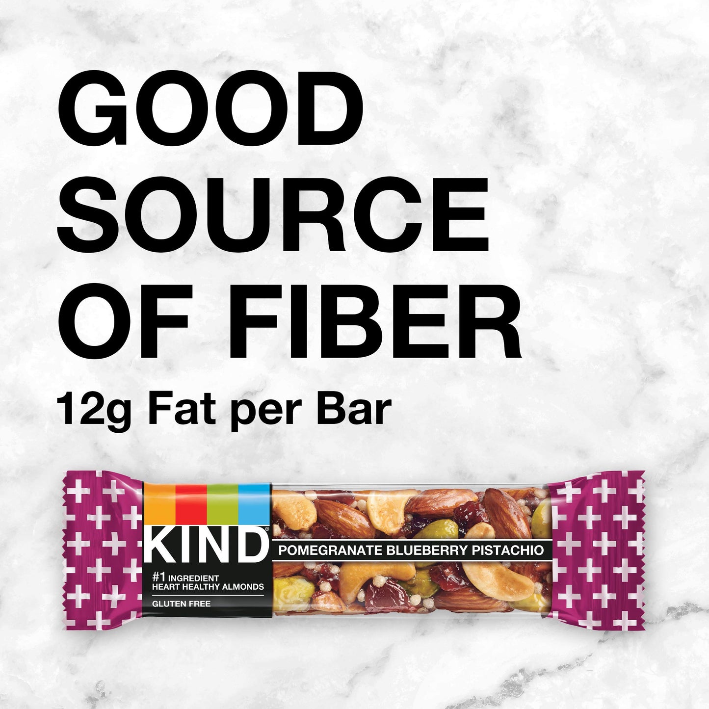 Kind Nut Bars, Pomegranate Blueberry Pistachio, 1.4 Ounce, 24 Count