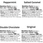 Hot Chocolate   4 Pack, Flavors Include (1) Original Flavor Melting Ball, (1) Salted Caramel, (1) Double Chocolate, & (1) Peppermint Hot Cocoa Gift By Frankford Candy