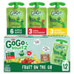 Gogo Squeez Fruit On The Go Variety Pack, Apple, Banana & Strawberry, 3.2 Oz (Pack Of 12), Unsweetened Fruit Snacks For Kids, Gl