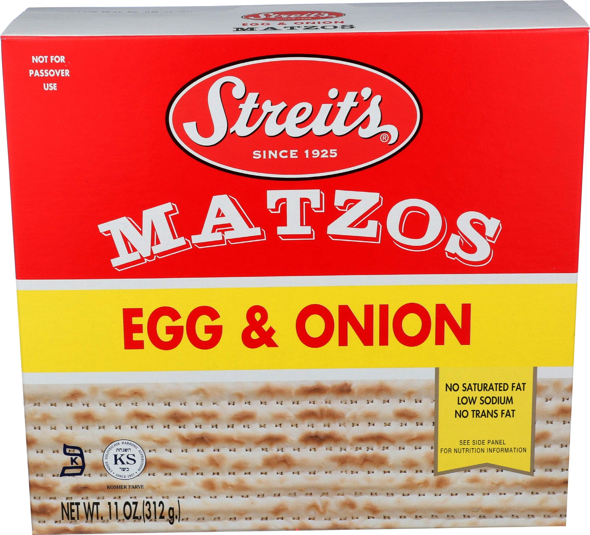 Streits, Matzos Egg And Onion, 11 Ounce