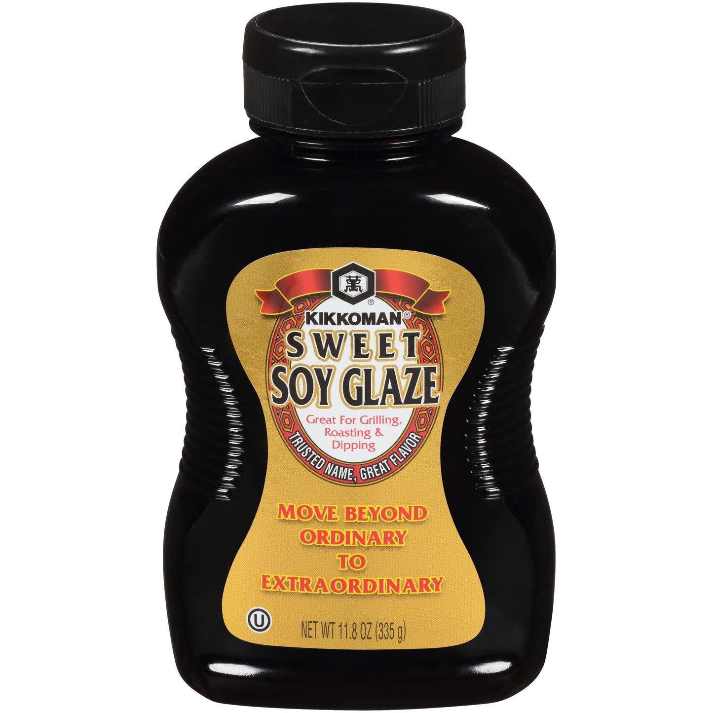 Kikkoman - Sweet Soy Glaze Great For Grilling, Roasting & Dipping - Low Sodium & No Fat - Kosher Certified, Gluten-Free & All-Pu