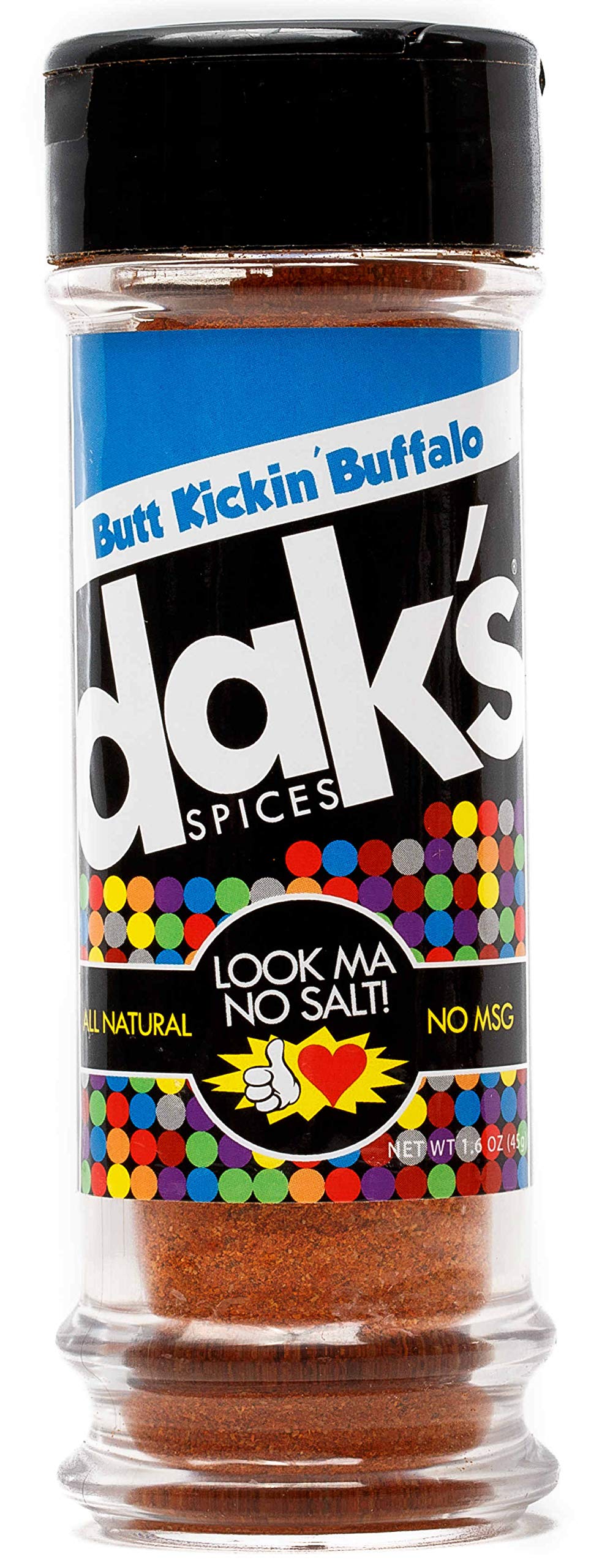 Dak'S Spices Butt Kickin' Buffalo Blend | 100% Salt & Sugar Free | Healthy Seasoning | Msg, Preservative & Potassium Free | Low