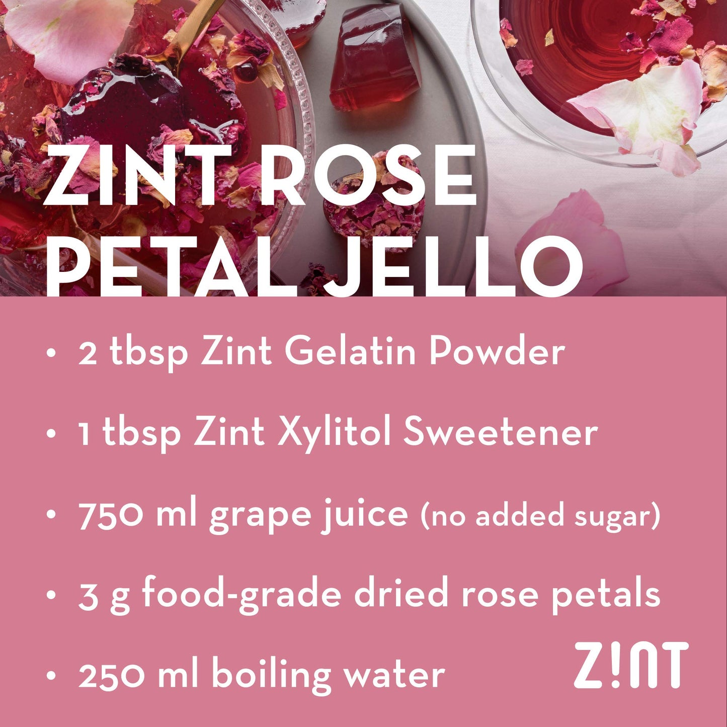 Zint Beef Gelatin Powder: Unflavored Kosher Paleo-Friendly Collagen Protein, 32 Ounce