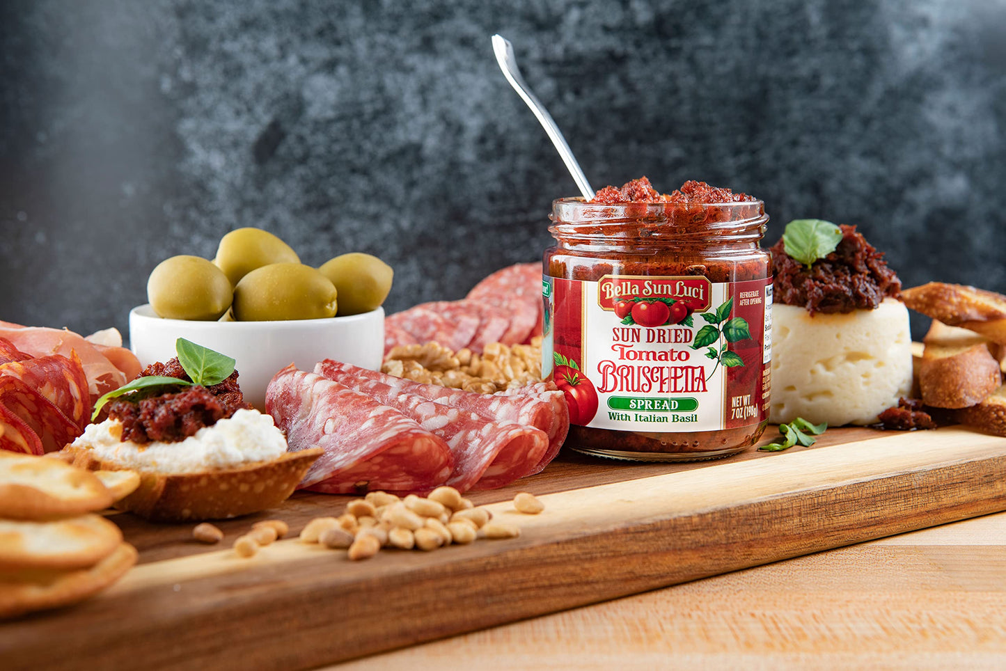 Bella Sun Luci Sun Dried Tomato Bruschetta Spread With Italian Basil