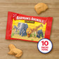 BARNUMS Original Animal Crackers, Kids Snacks, 10 Snack Packs (Pack of 2)
