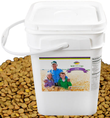 Wheatland Lentils  20Lb  Mylar, Oxygen Absorber And Bucket Provide 25 Year Shelf Life  Lab Tested Iso 17025 Verified Chemical-Fr