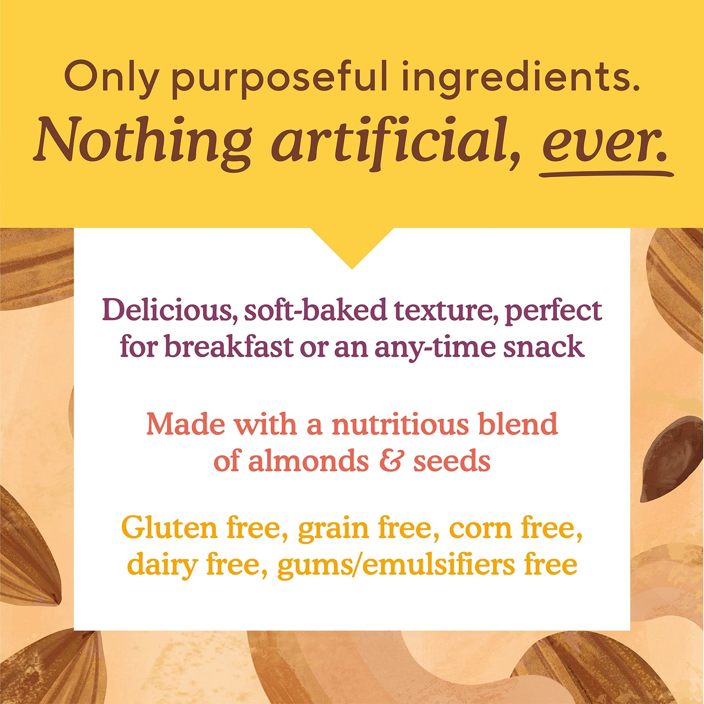 Simple Mills Almond Flour Snack Bars, Peanut Butter Chocolate Chip - Gluten Free, Made With Organic Coconut Oil, Breakfast Bars,