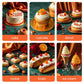 Sugarzy Edible Orange Pearl Sprinkles, Mixed Sizes, 130g/4.58oz, Baking Decorations, Cupcake Toppers, Wedding Party Supplies