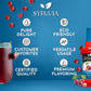 Syruvia Sugar Free Cherry Syrup With Syrup Pump Dispenser - Cherry Syrup Flavor, 25.4 Fl Oz - Perfect For Cocktails, Ice Tea, De