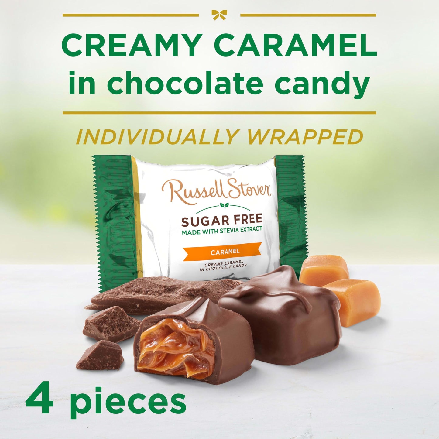 Rsc 2Oz Sf Mc Caramels Peg Bag