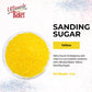 Ultimate Baker - Sanding Sugar, Yellow - Vibrant Color Baking & Decorating Sugar With Premium Texture For Desserts & Confections