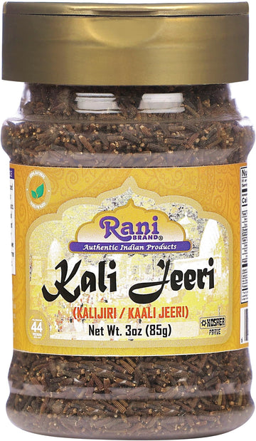Rani Kali Jeeri (Centratherum Anthelminticum) 3oz (85g) PET Jar ~ All Natural | Gluten Friendly | NON-GMO | Kosher | Vegan | Ind