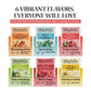 Wissotzky Herbal Tea Variety Pack Sampler - Caffeine-Free Gift Box with 6 Flavors, 42 Individually Wrapped Bags - Ideal for Holidays & Gifting