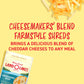Land O Lakes Cheesemakers Blend Farmstyle Cut Shredded Cheese, Cheddar Blend, 8 oz bag