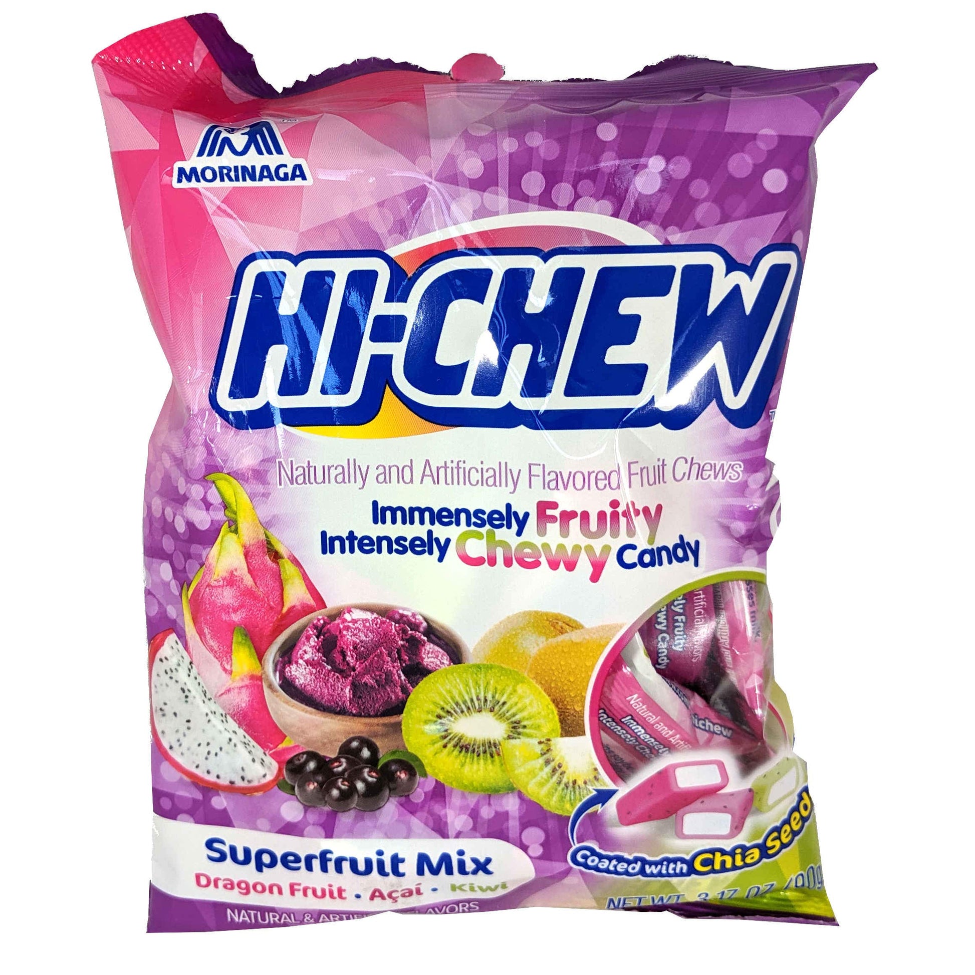 HI-CHEW Chewy Candy, 3.17 Oz, Yellow, Pack of 1, Model 6120849