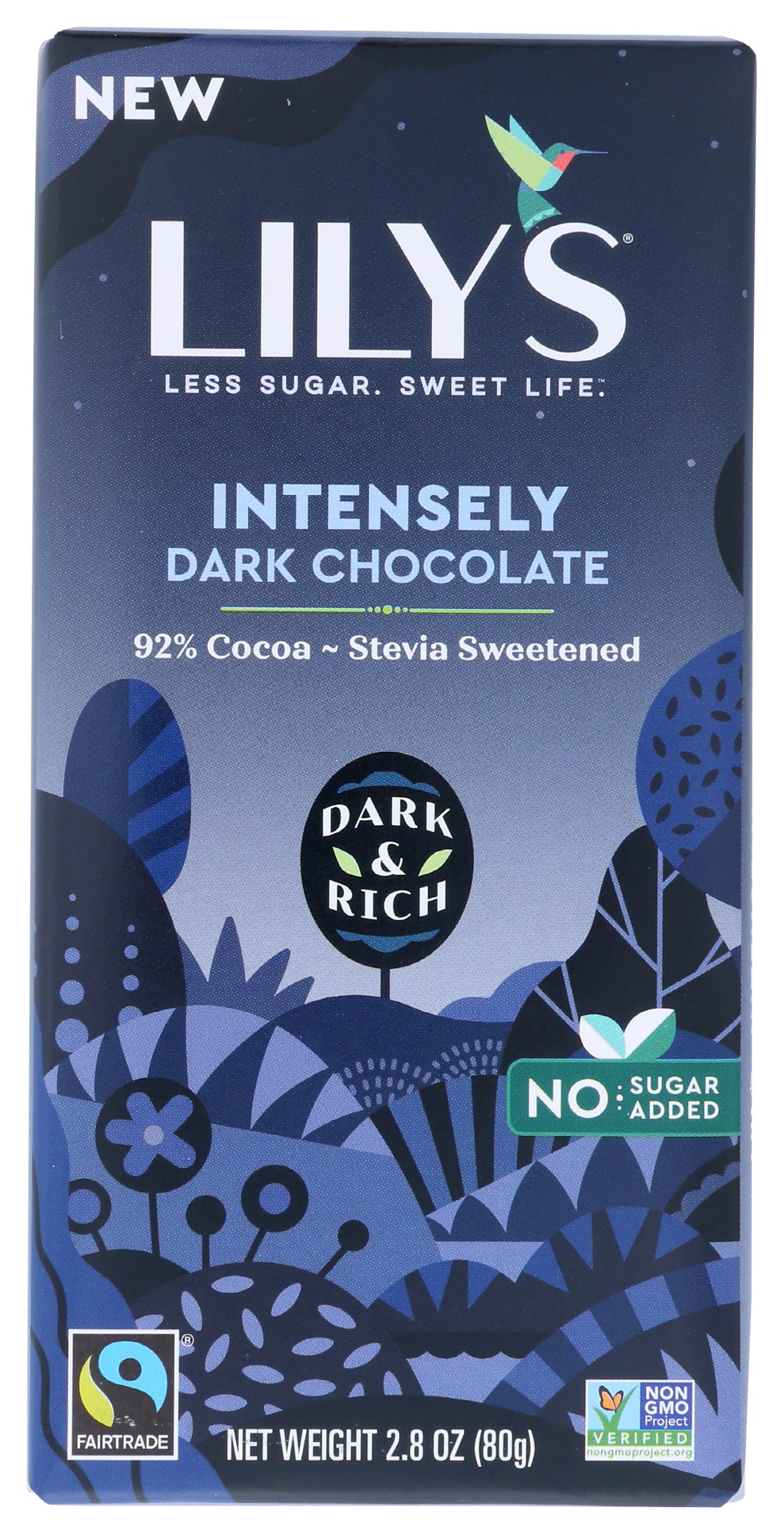 Lilys Chocolate Stevia Sweetened Dark Chocolate, 2.8 OZ