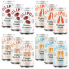 OLIPOP - 4-Flavor Sparkling Tonic Retro Greatest Hits Variety Pack, Prebiotic Soda Sampler, Rich in Botanicals,High Fiber, Vegan