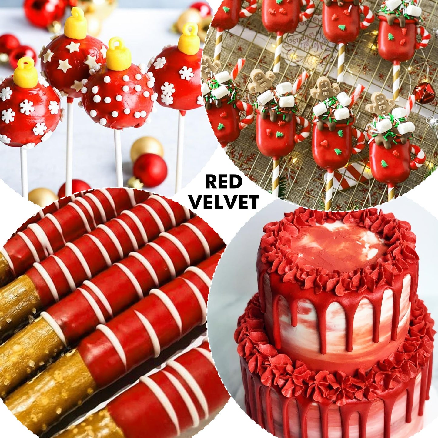 YumCraft Oil Based Food Coloring for Chocolate, 3 Fl Oz, Vibrant Red Velvet Color, Ideal for Baking and Frosting