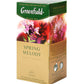 Greenfield Spring Melody Black Tea Fruit & Herbal Collection 25 Teabags The Execptional Freshness Of Tea Is Guranteed By The Spe