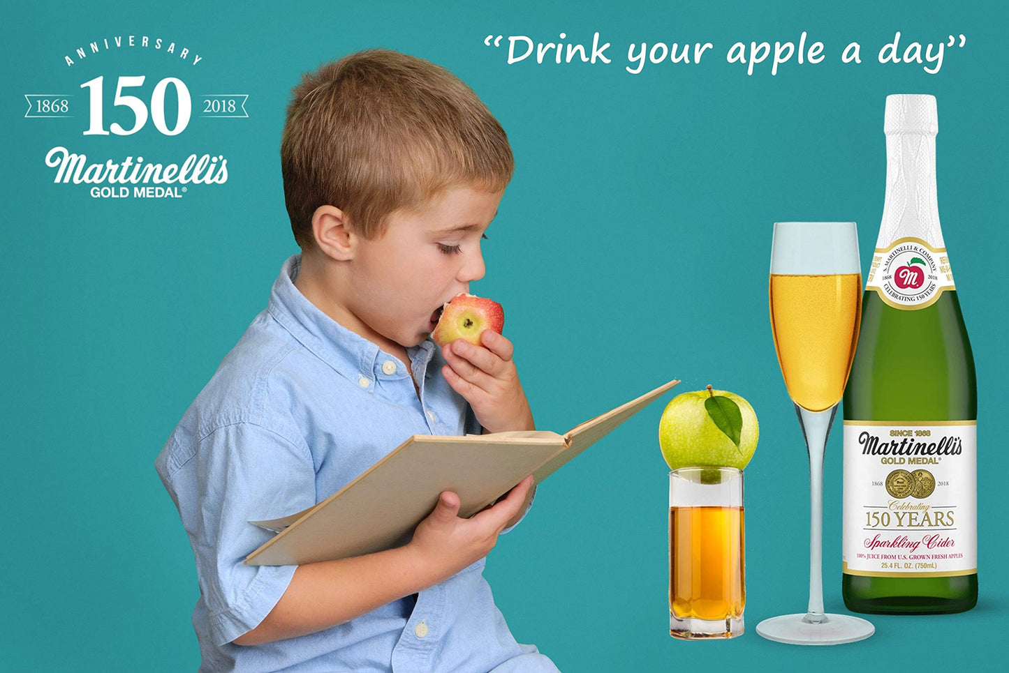 Martinellis Apple Juice Premium. 100% Pure Juice | 10 Fl Oz Pet Bottles | Pack Of 24