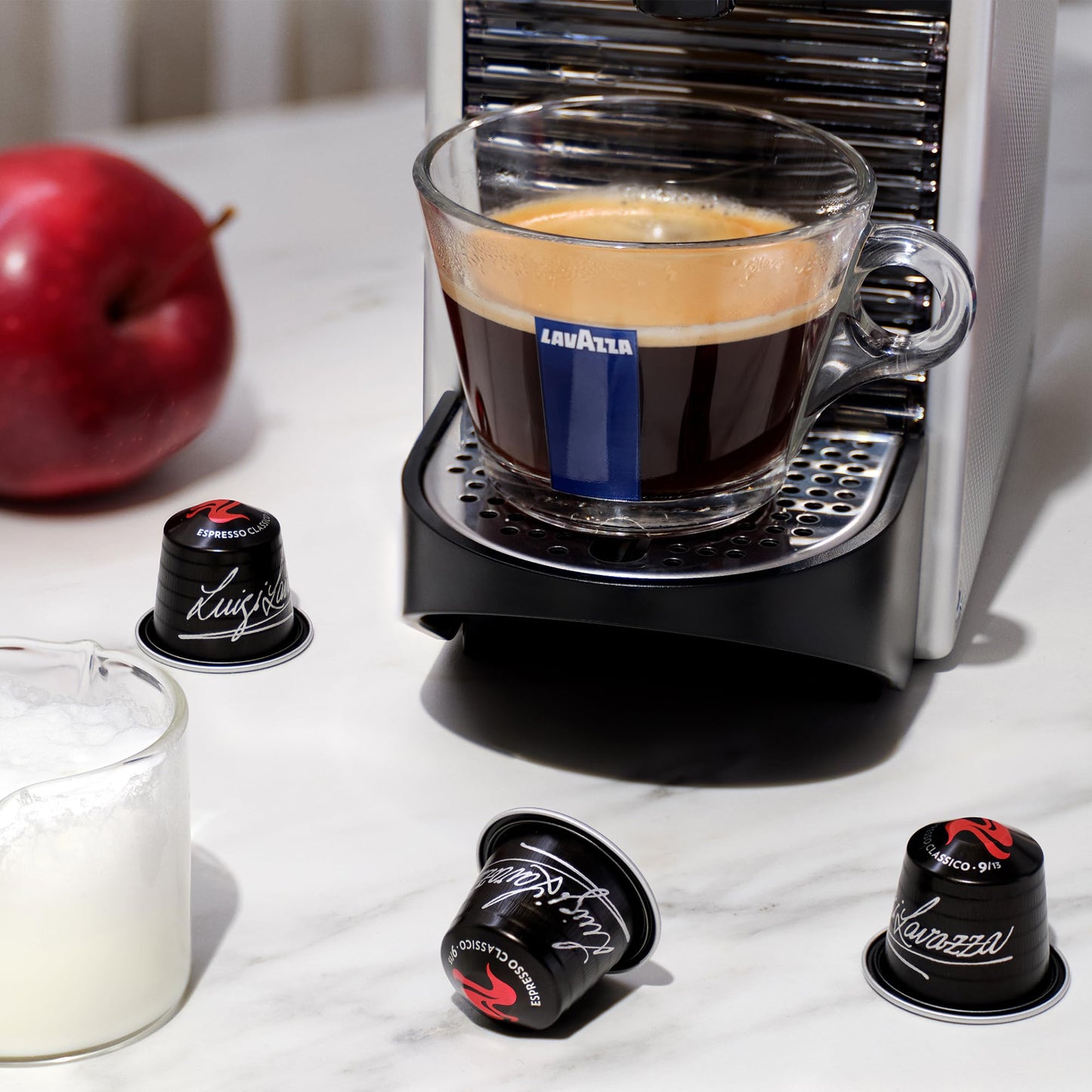 Lavazza Espresso Maestro Classico Aluminum compact pieces, Medium Espresso Roast, 60 Count, Compatible with Nespresso Original Machines