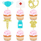 Ercadio 24Pcs Nurse Cupcake Toppers Happy Nurse Week Nursing School Graduation Cupcake Picks Thank You for Medical Nurse Themed 