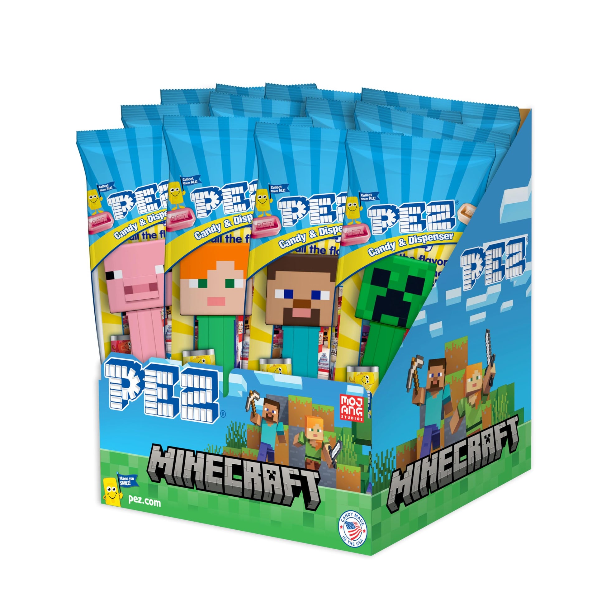 Minecraft PEZ Party Pack (12 pack - each individually wrapped)