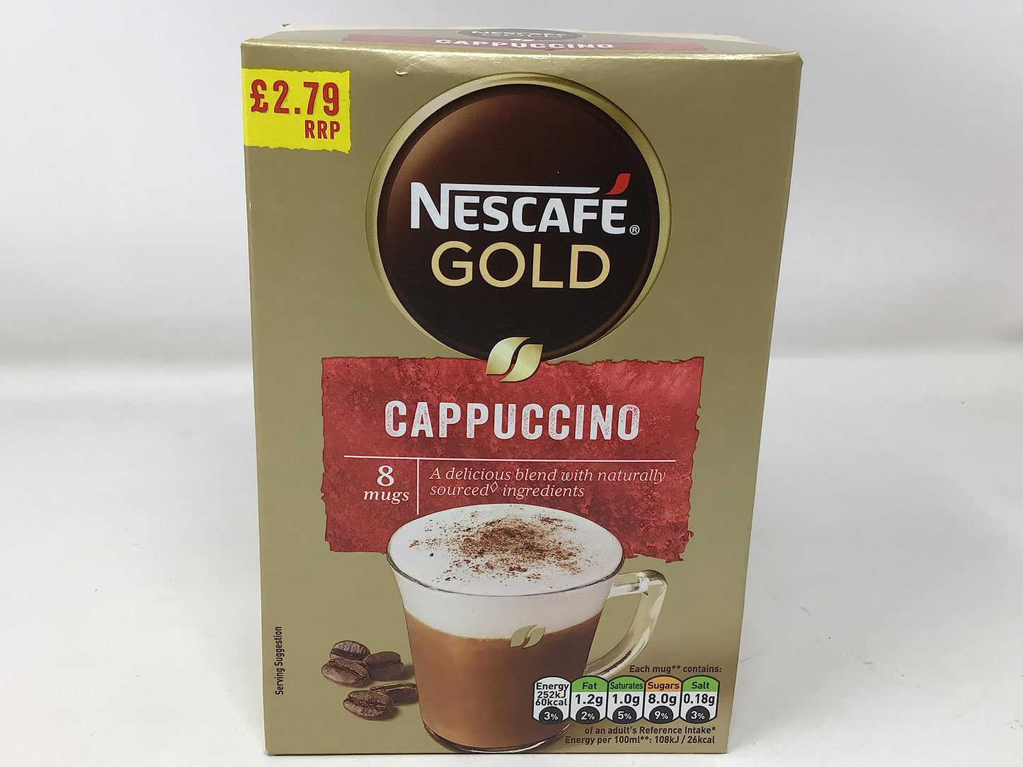 Nescafe Instant Cappuccino In Individual Pockets 3 Packs