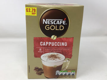 Nescafe Instant Cappuccino In Individual Pockets 3 Packs